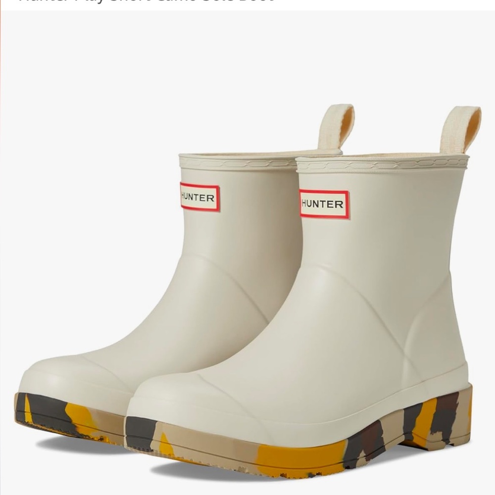 Hunter Play Short Camo Sole Boots